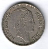 100 франков 1950 г. Алжир