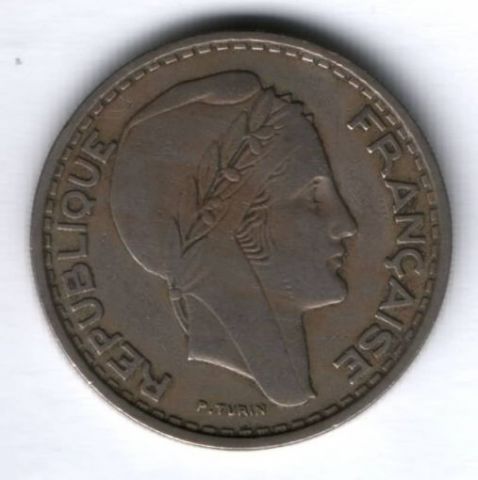 100 франков 1950 г. Алжир
