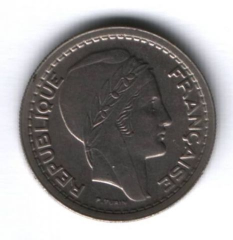 20 франков 1949 г. AUNC Алжир