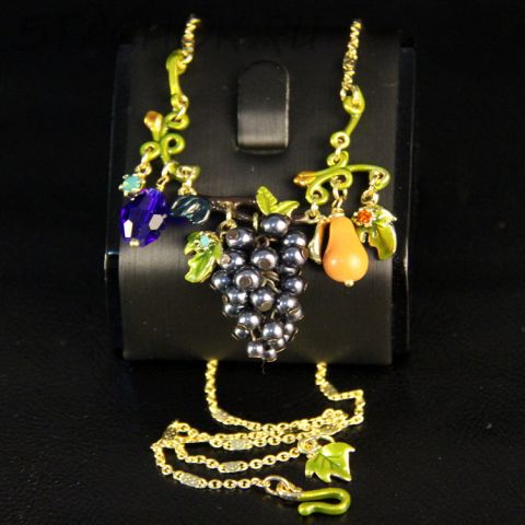 Колье "Виноград"