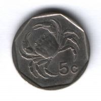 5 центов 1991 г. Мальта