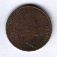 2 пенса 1996 г. Гернси