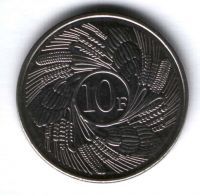 10 франков 2011 г. Бурунди
