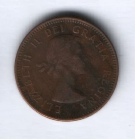 1 цент 1953 г. Канада