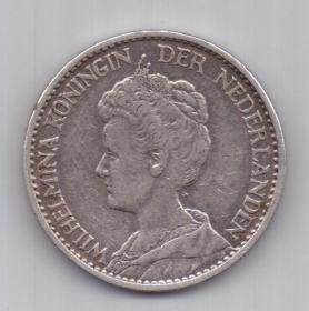 1 гульден 1914 г. XF Нидерланды