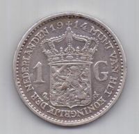 1 гульден 1914 г. Нидерланды