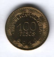 100 песо 2012 г. Колумбия