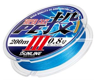 Плетеная леска SunlineSuper Cast PE Nage Ⅲ HG 200 м