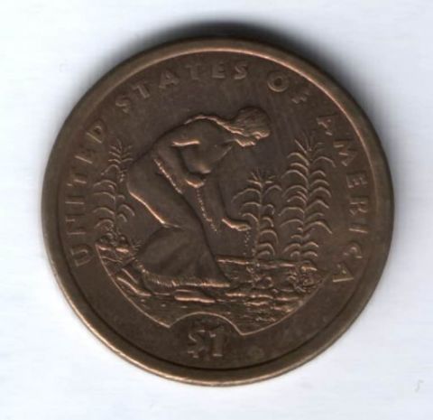 1 доллар 2009 г. США, Индианка, Три сестры