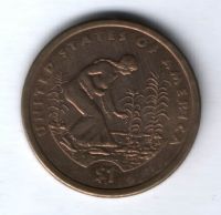1 доллар 2009 г. США, Индианка, Три сестры