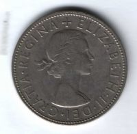 1/2 кроны 1962 г. Великобритания