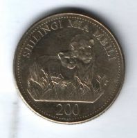 200 шиллингов 1998 г. Танзания