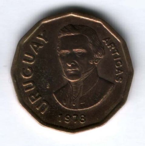 1 песо 1978 г. Уругвай