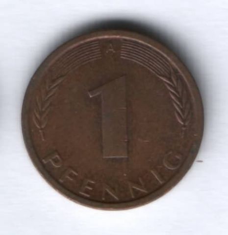 1 пфенниг 1995 г. Германия