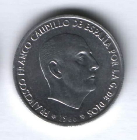 50 сантимов 1966 г. Испания