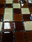 Toffee mix стекло 25*25. Мозаика серия CRYSTAL, размер, мм: 300*300 (BONAPARTE)