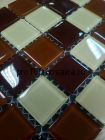 Toffee mix стекло 25*25. Мозаика серия CRYSTAL, размер, мм: 300*300 (BONAPARTE)