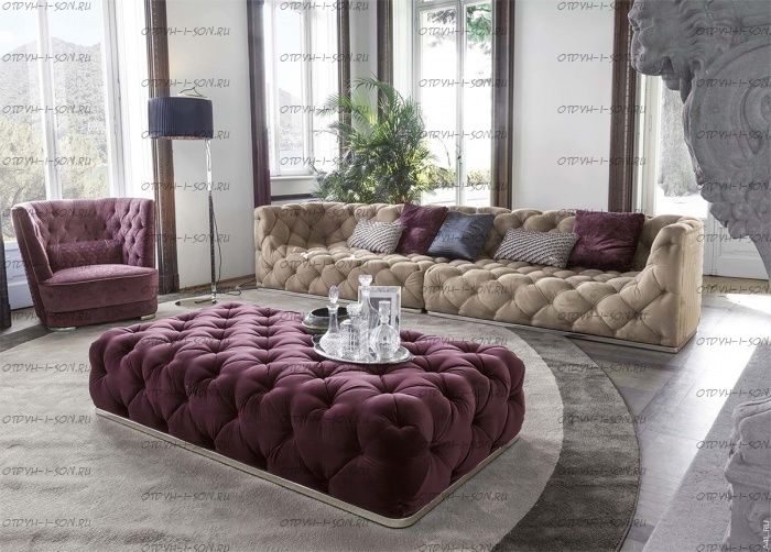 Пуф прямоугольный Chester Moon GM