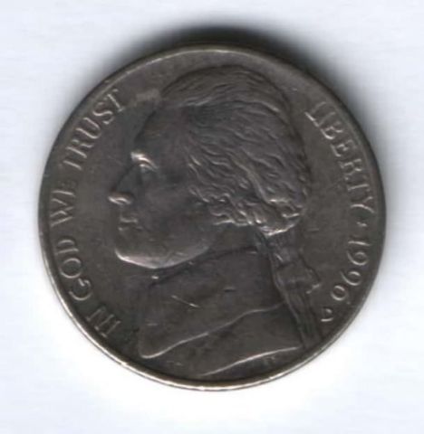 5 центов 1996 г. США, D