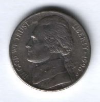 5 центов 1996 г. США, D
