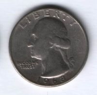1/4 доллара 1968 г. США