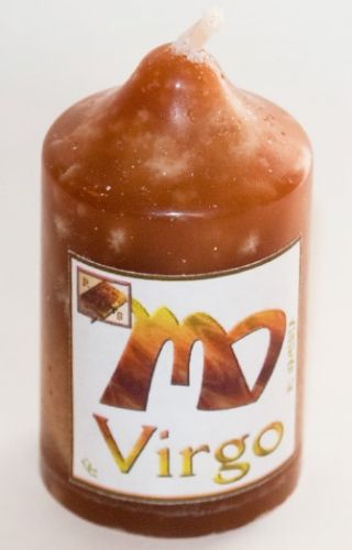 Астральная свеча Дева (Virgo) зодиакальная