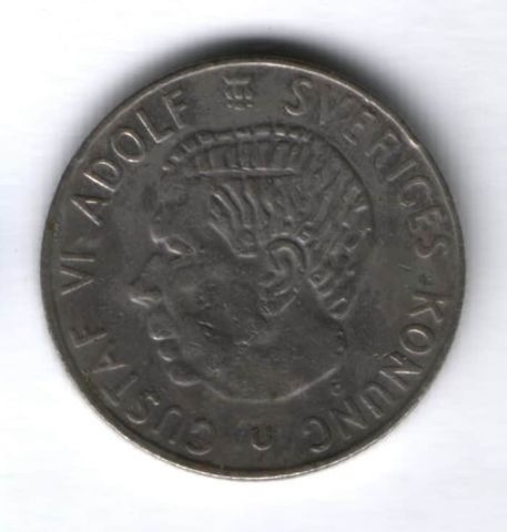 1 крона 1973 г. Швеция