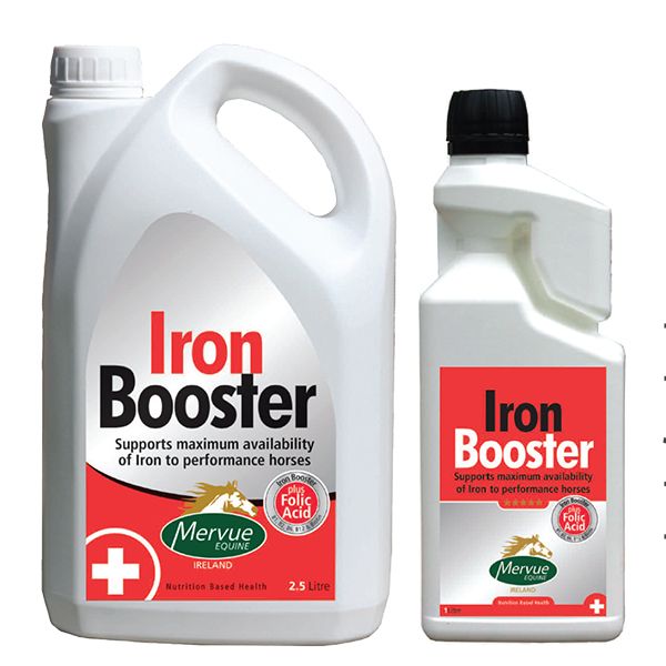 Mervue Equine Iron Booster для энергии. 1 и 2,5 литра