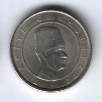 100000 лир 2001 г. Турция