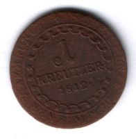 1 крейцер 1812 г. Австрия