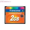 Карта памяти Transcend Compact Flash 2GB 133x TS2GCF133