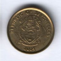 1 цент 2004 г. Сейшельские острова