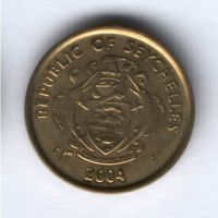 1 цент 2004 г. Сейшельские острова