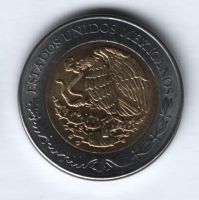 5 песо 2011 г. Мексика, UNC