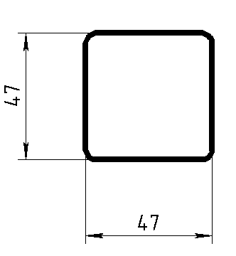 Рамочный Профиль №60 (47х47мм)