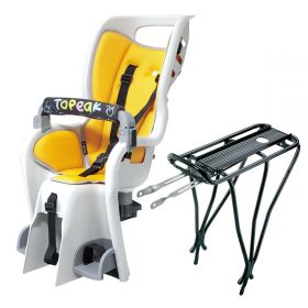 TOPEAK Baby Seat II детское велосипедное кресло с багажником под колесо 26" V-brake