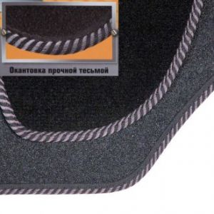 ﻿Текстильные (ворсовые/ велюровые) коврики для Mitsubishi в салон автомобиля Duomat - Польша