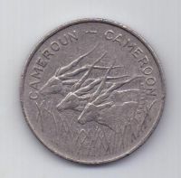 100 франков 1975 г. Камерун