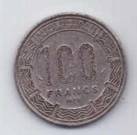 100 франков 1975 г. Камерун