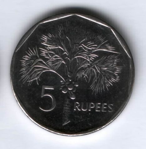 5 рупий 2010 г. Сейшельские острова