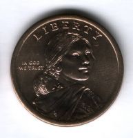 1 доллар 2014 г. США, Экспедиция Льюиса и Кларка, AUNC