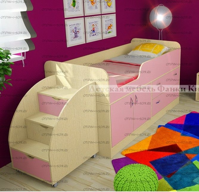 Кровать-чердак Фанки Кидз-9/2 СВ