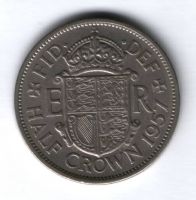 1/2 кроны 1957 г. Великобритания