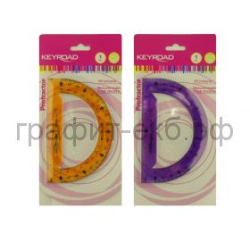 Транспортир 180град.11см Keyroad Rock KR970479