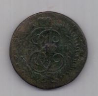 2 копейки 1788 г. ММ перечекан
