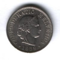 5 раппенов 1959 г. Швейцария
