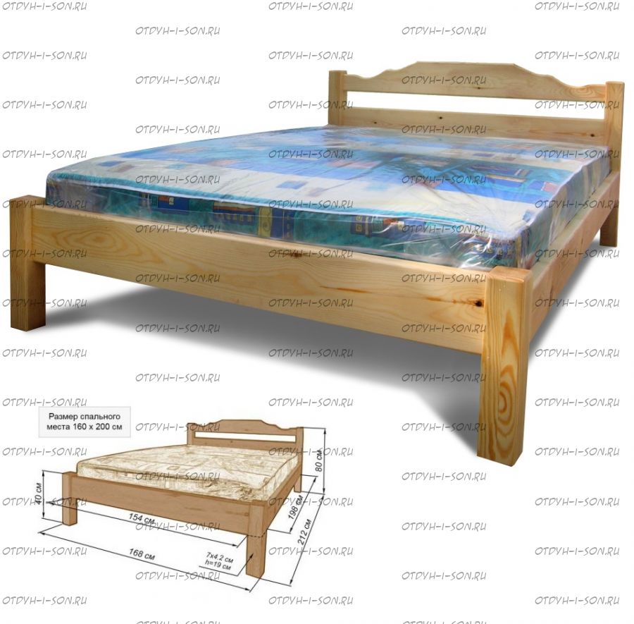 Кровать Дачник