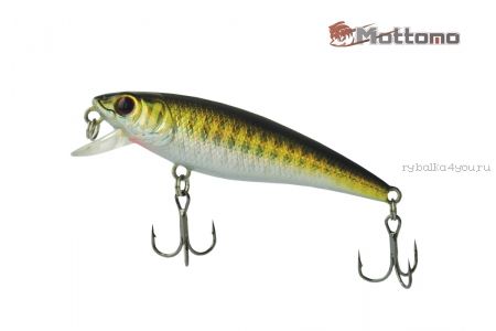 Воблер Mottomo Bang Minnow 65SP 6,3g Golden Misty