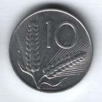 10 лир 1973 г. Италия