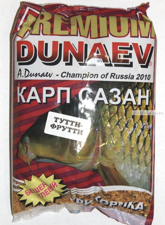 Прикормка Dunaev Premium  1кг Карп-Карась-Сазан (Тутти Фрутти)